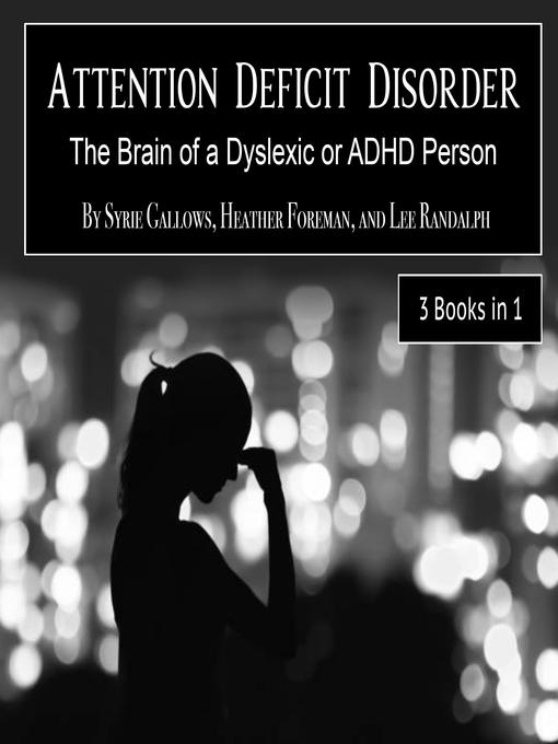 Title details for Attention Deficit Disorder by Lee Randalph - Wait list